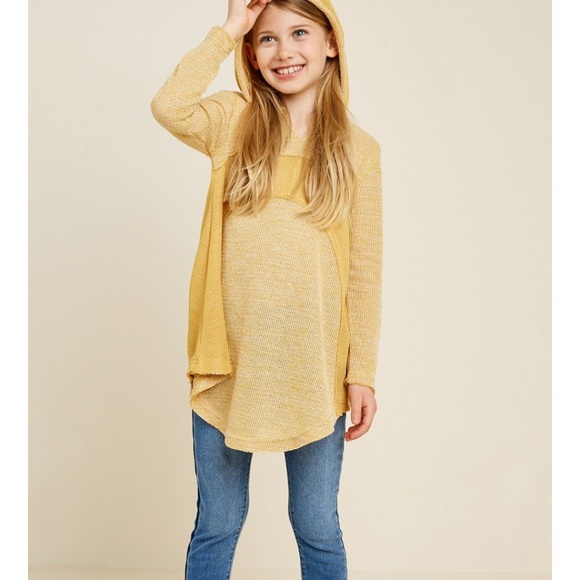 NWOT Hayden Girls Knit Hoodie - Picture 1 of 8